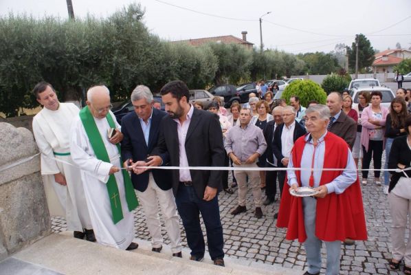 Inauguração das obras de beneficiação do átrio da igreja